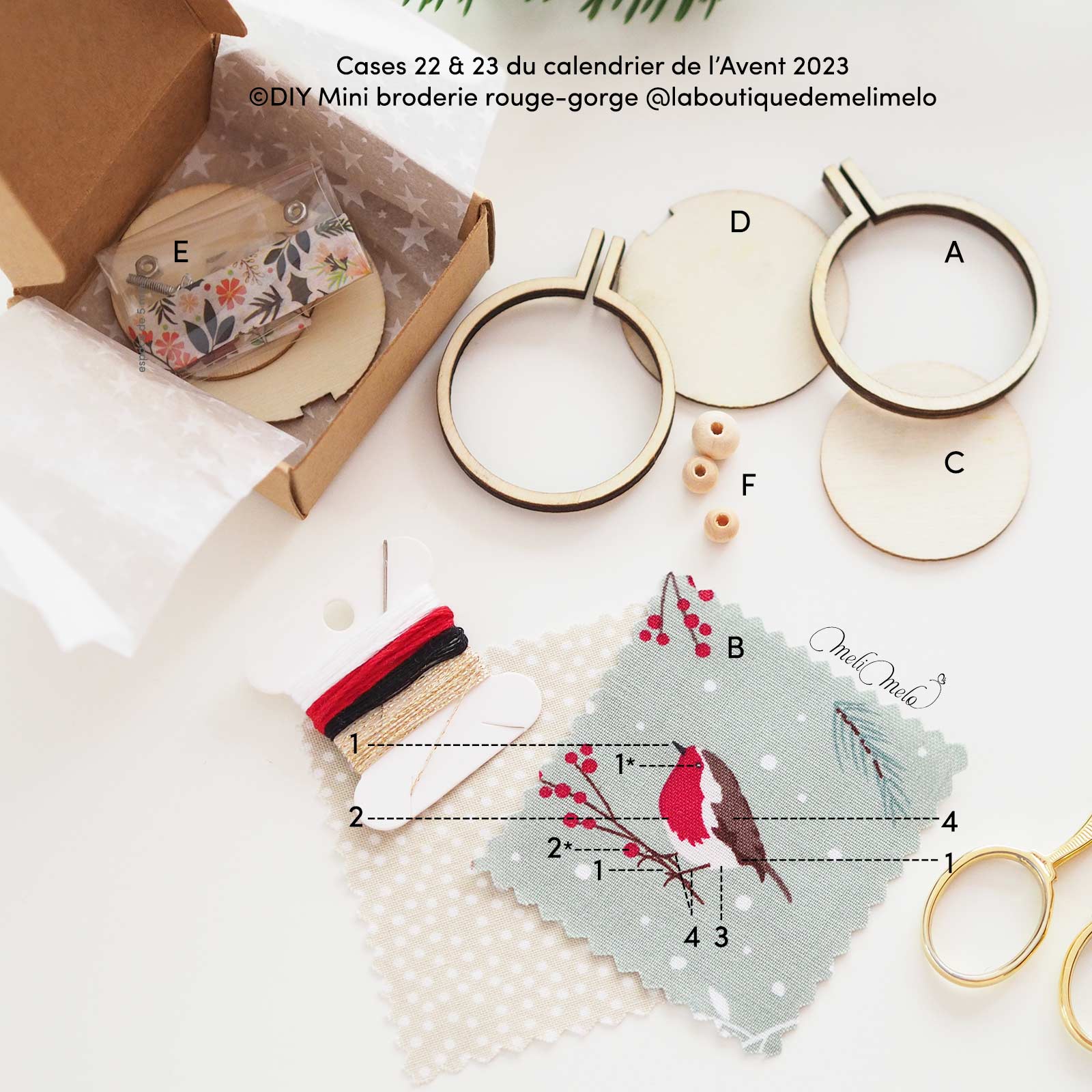materiel-broderie-mini-rouge-gorge-calendrier-avent-2023-laboutiquedemelimelo