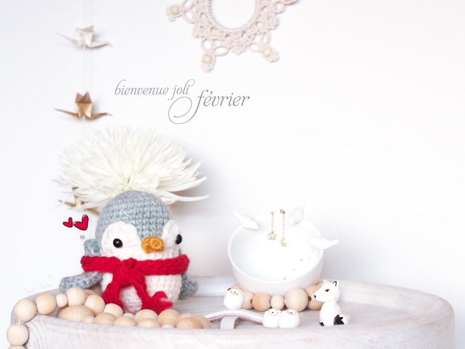bienvenue joli mois créations mignonneries crochet pingouin laboutiquedemelimelo