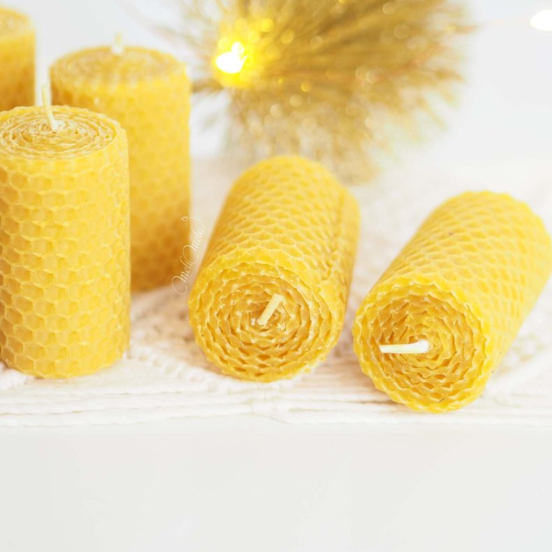 bougie-feuille-cire-abeille-organique-odeur-miel-laboutiquedemelimelo