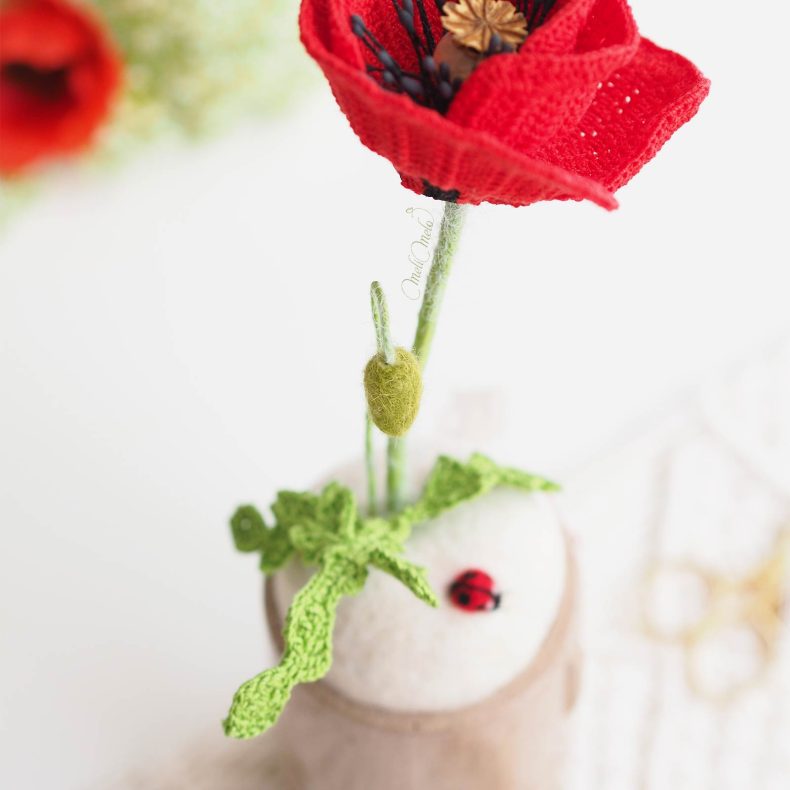 bouton-coquelicot-laine-feutree-laboutiquedemelimelo