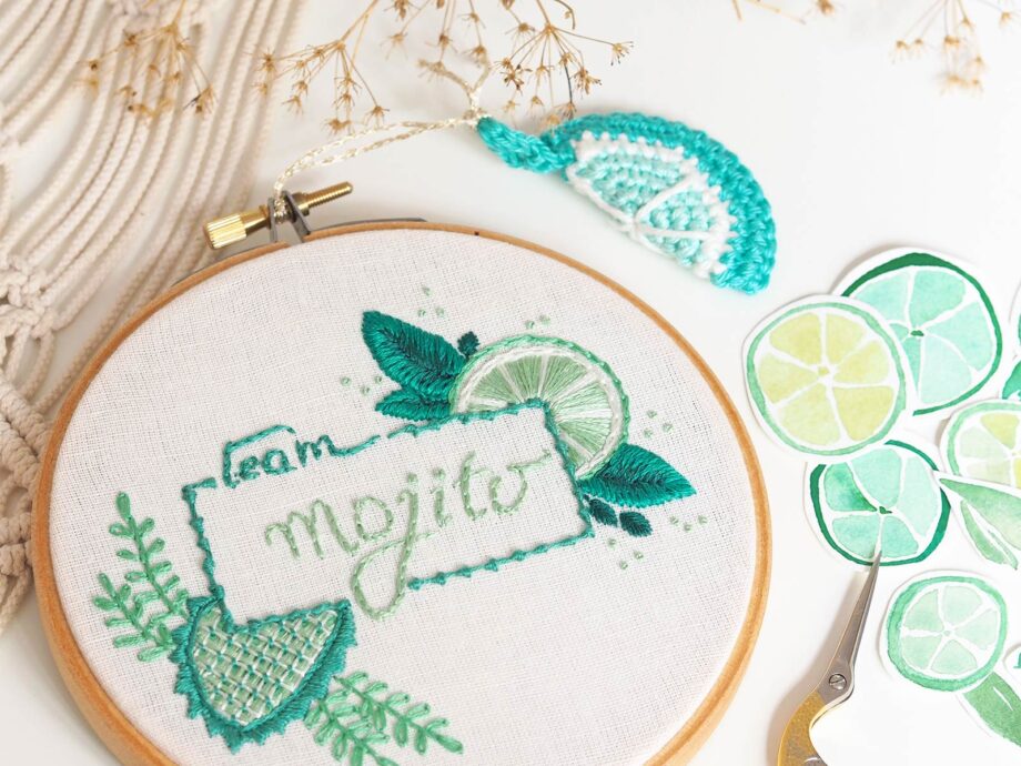 broderie-embroidery-mojito-aquarelle-lime-vert-laboutiquedemelimelo