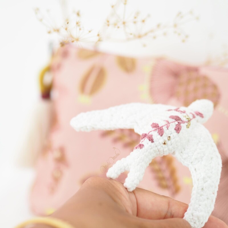 par Méli @laboutiquedemelimelo avec le coton Ricorumi de Rico Design