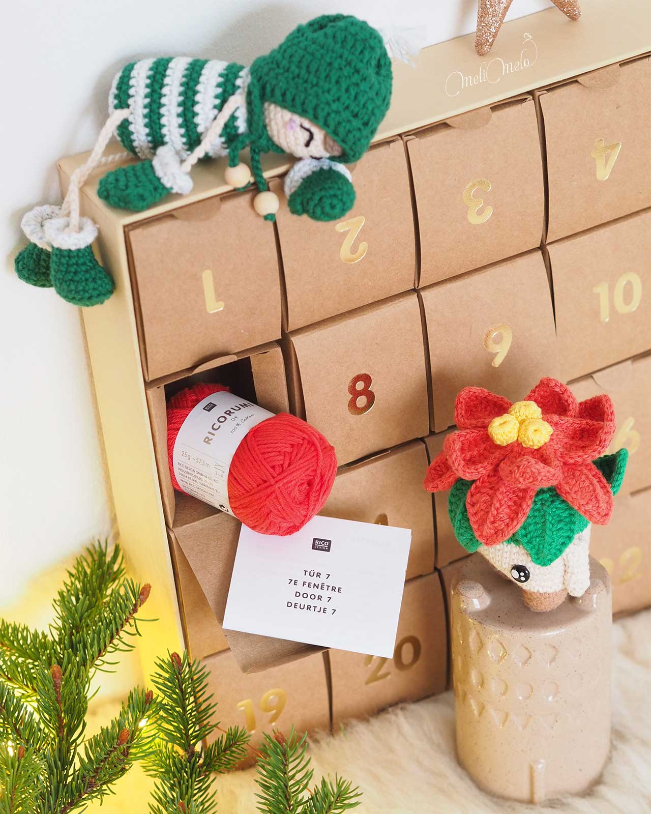 calendrier-avent-2024-crochet-advent-calendar-ricodesign-case-7-coton-ricorumi-rouge-laboutiquedemelimelo