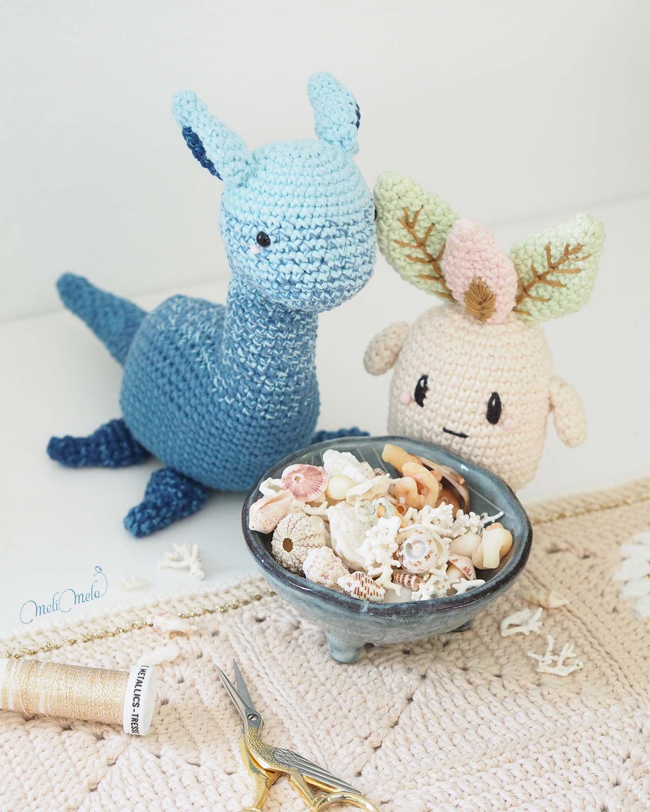 coquillage-corail-mer-caraibes-crochet-doudou-jouet-laboutiquedemelimelo