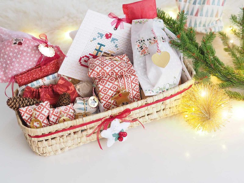 corbeille-calendrier-avent-2024-ambiance-noel-traditionnel-rouge-vert-laboutiquedemelimelo
