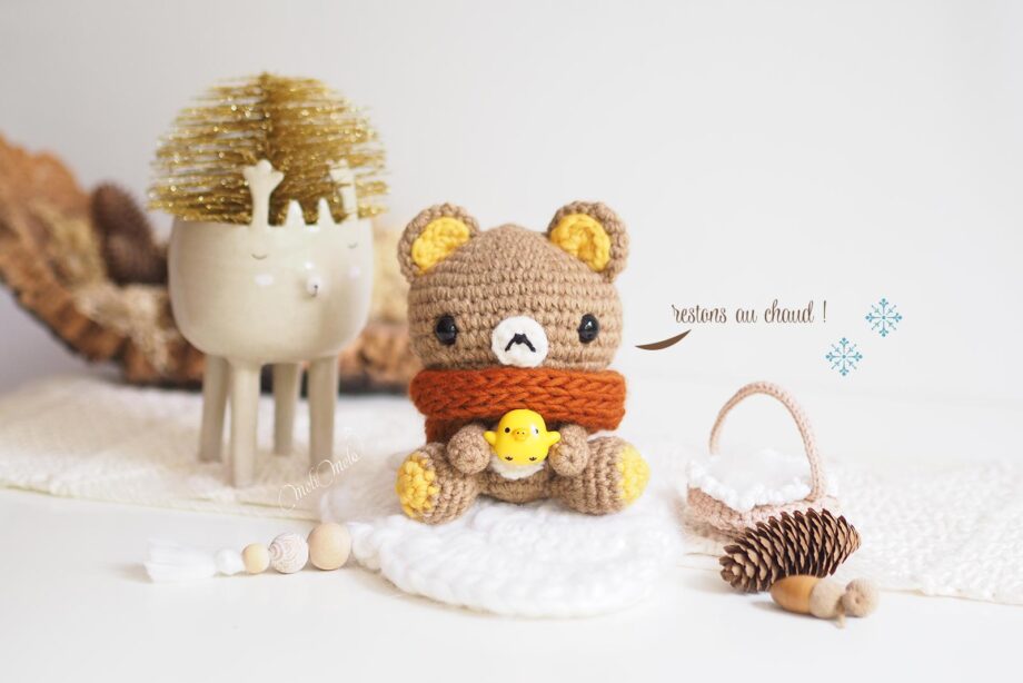 crochet-doudou-ours-laine-canard-amigurumi-fait-main-laboutiquedemelimelo