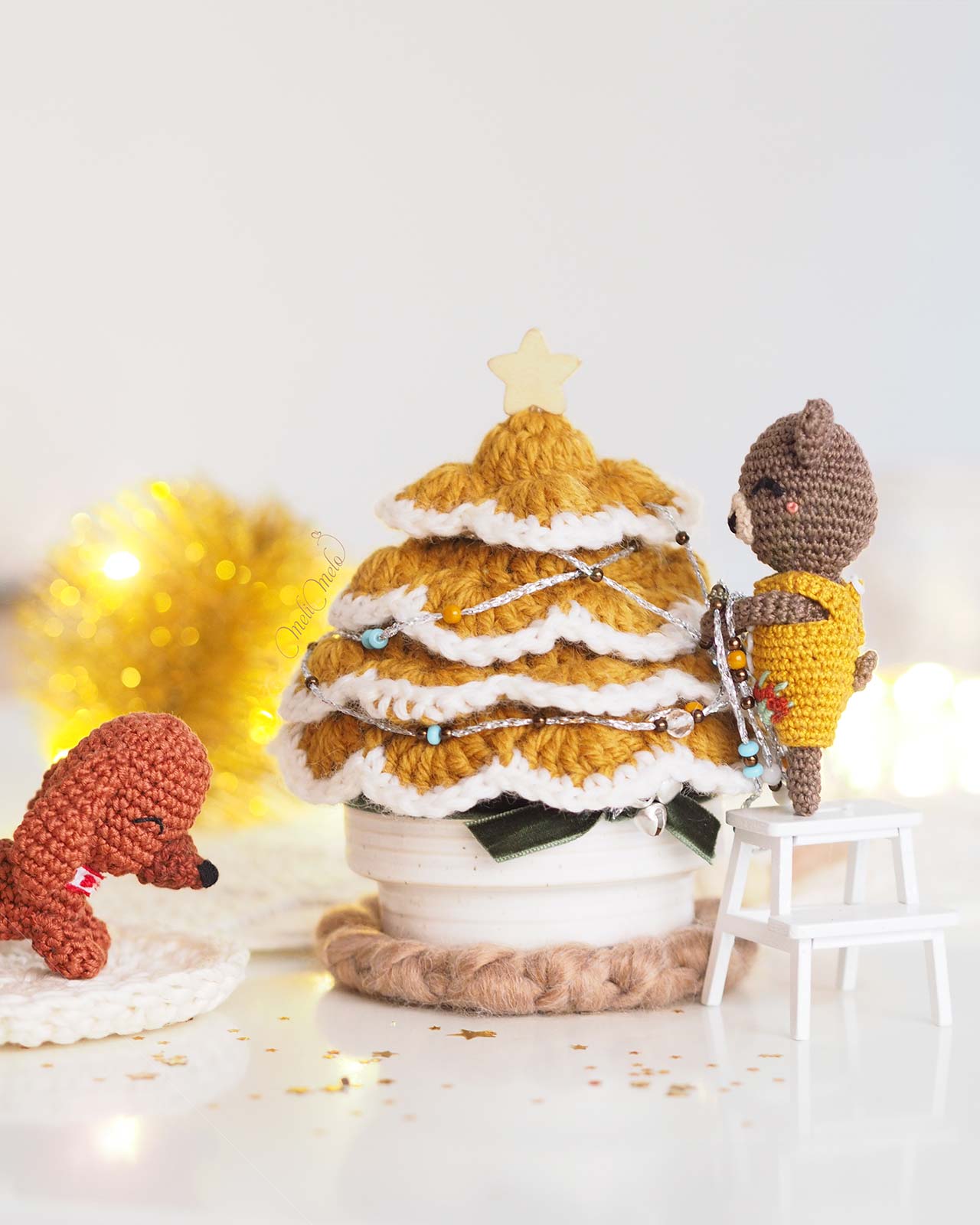 crochet-mini-sapin-noel-amigurumi-chien-ours-calendrier-avent-laboutiquedemelimelo