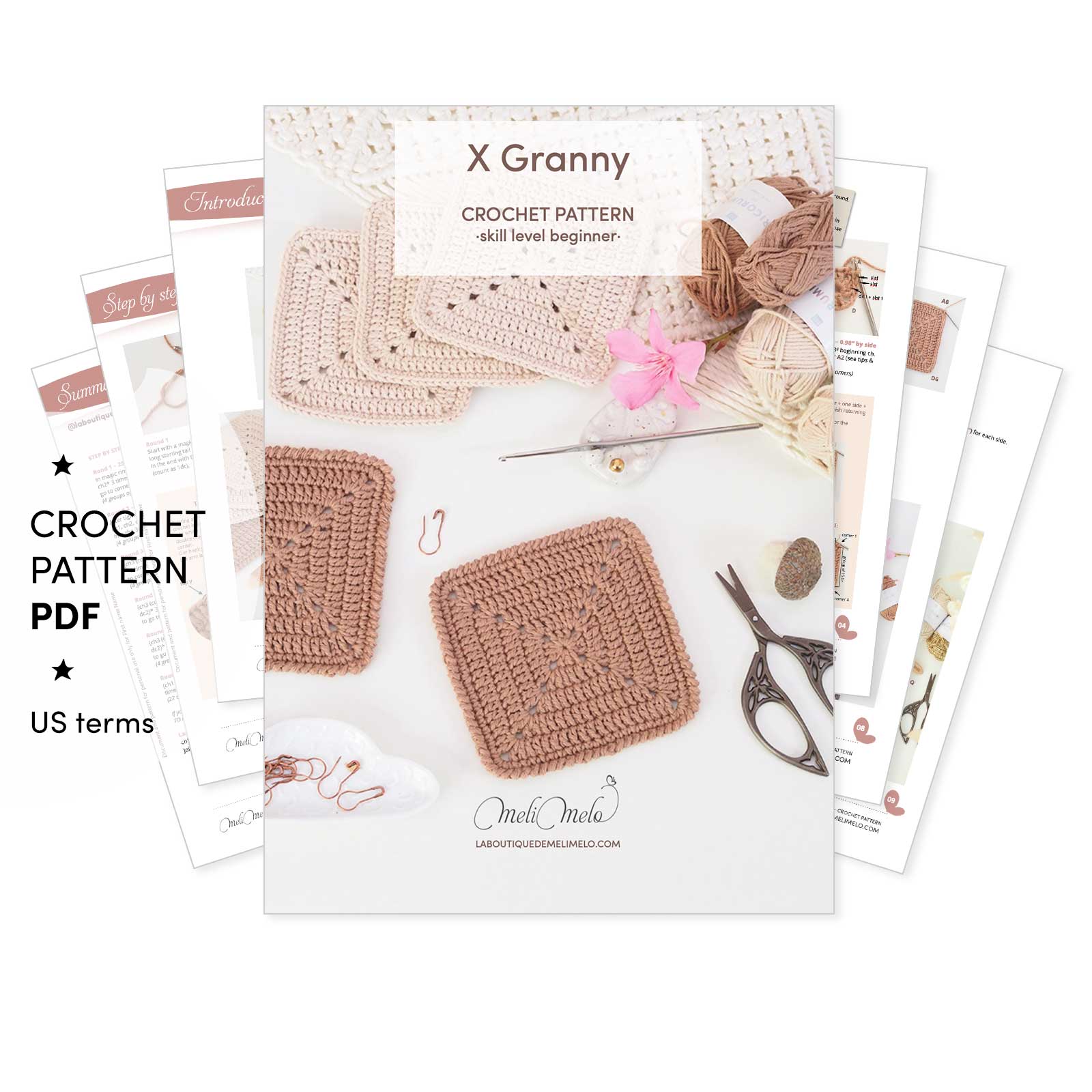 crochet-pattern-DIY-X-granny-us-terms-laboutiquedemelimelo