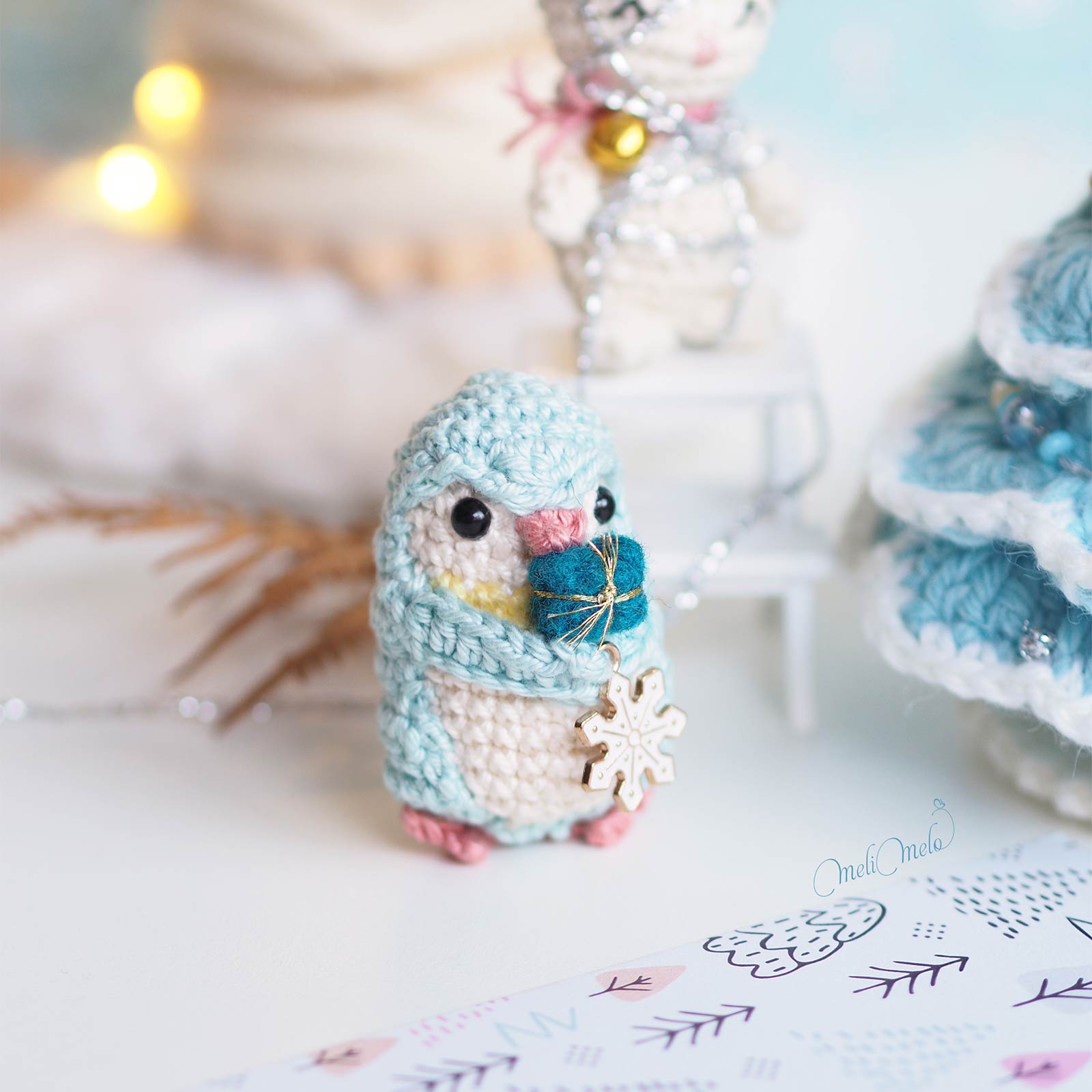 crochet-pingouin-hiver-decoration-noel-laboutiquedemelimelo