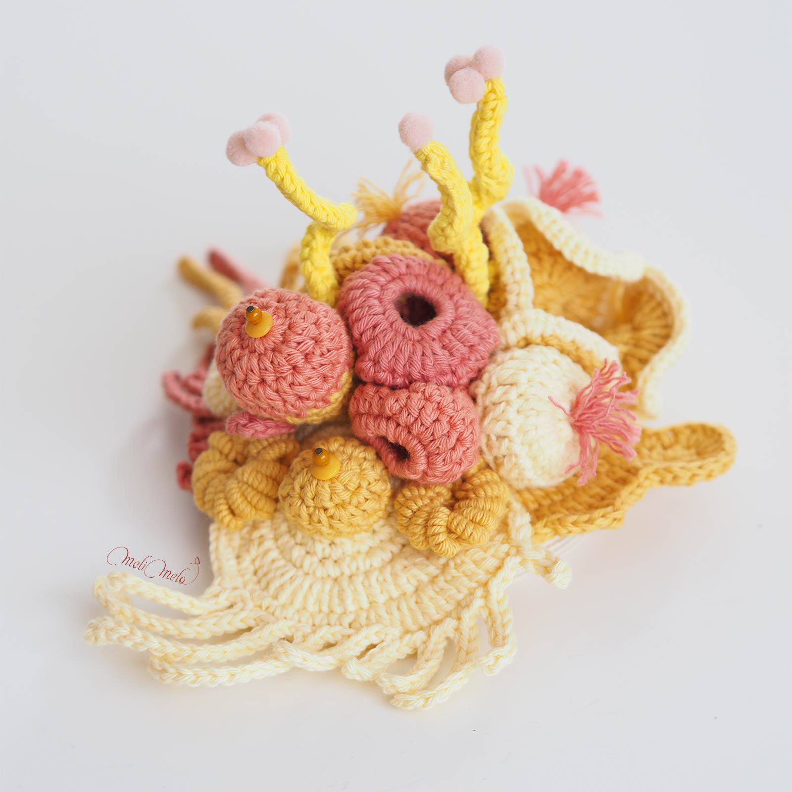 crochet-recif-corail-orange-ocean-laboutiquedemelimelo
