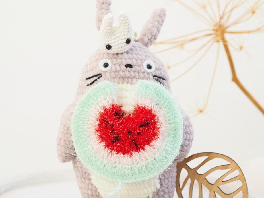 crochet-totoro-eponge-pasteque-laboutiquedemelimelo