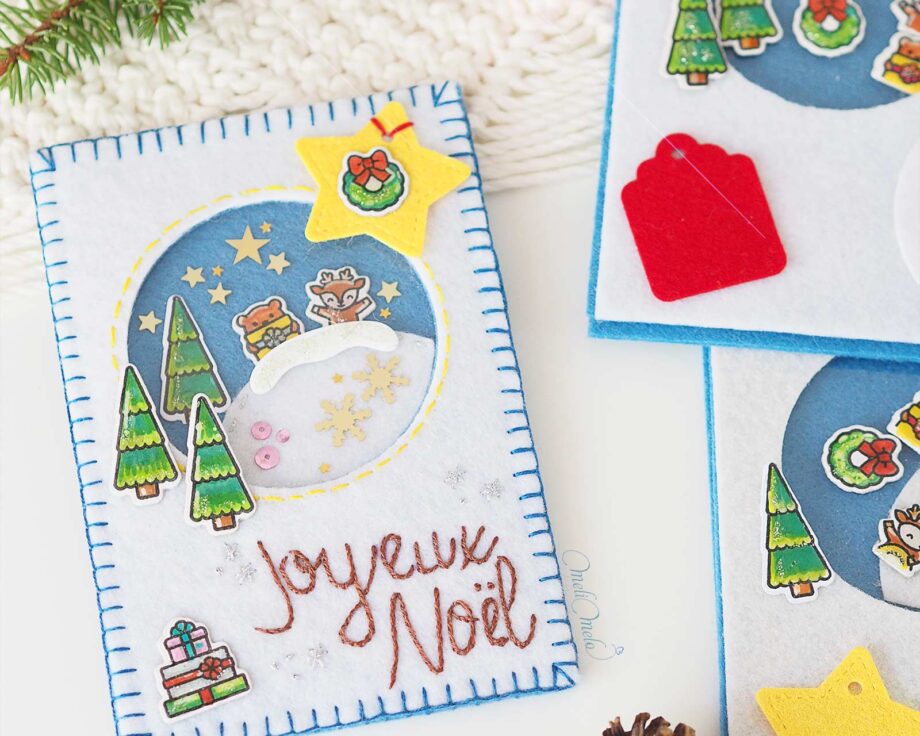 deco-carte-voeux-joyeux-noel-feutrine-ours-renne-diy-broderie-laboutiquedemelimelo