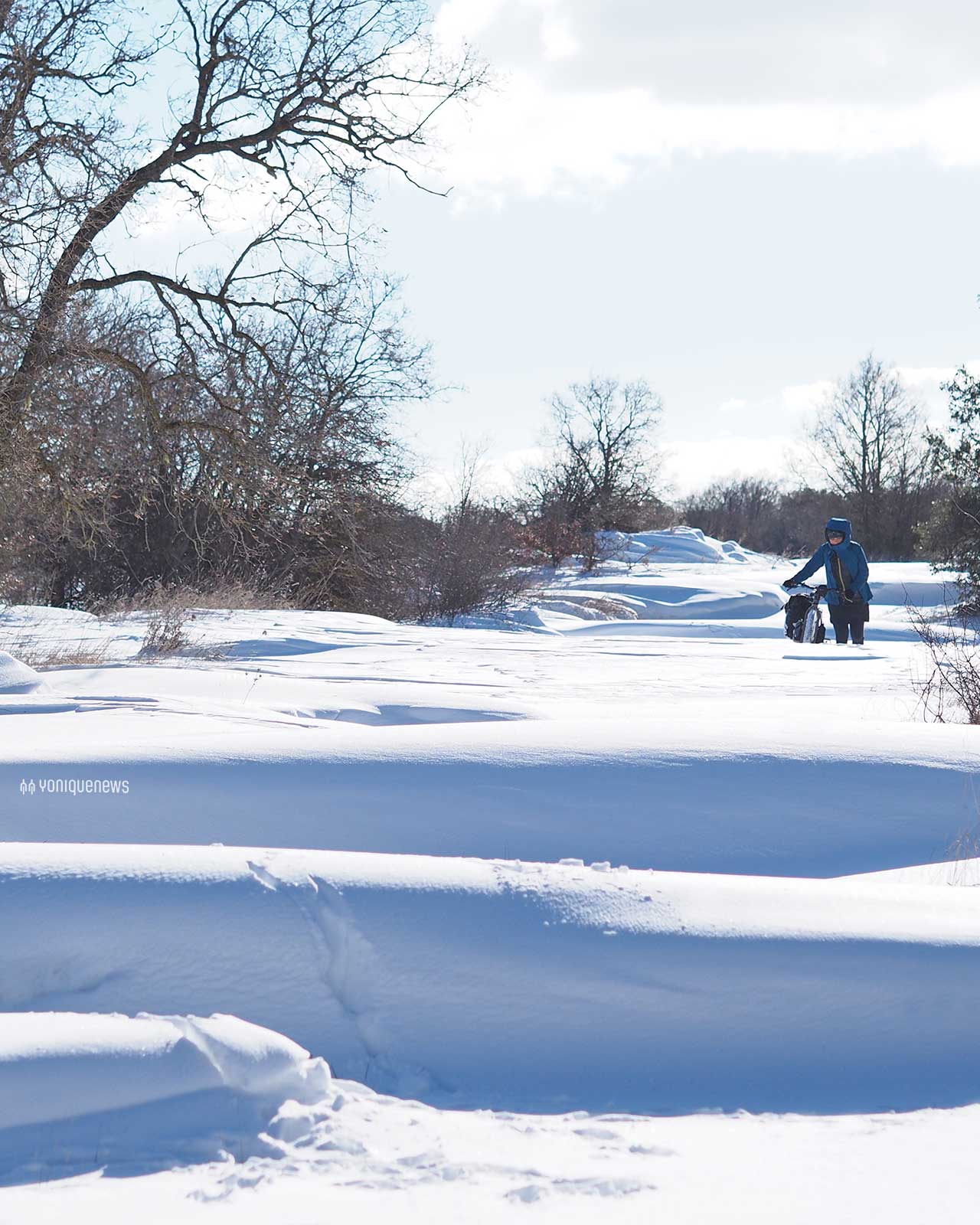 dunas-nieve-escapada-invierno-en-bici-borrasca-filomena-castilla-leon-yoniquenews