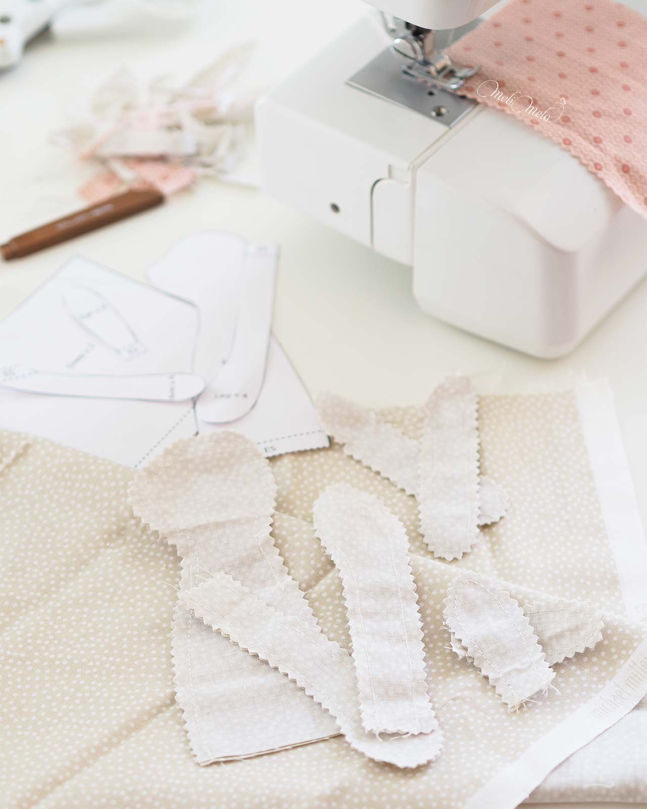 encours-couture-lapin-easter-bunny-tilda-fabrics-wip-laboutiquedemelimelo