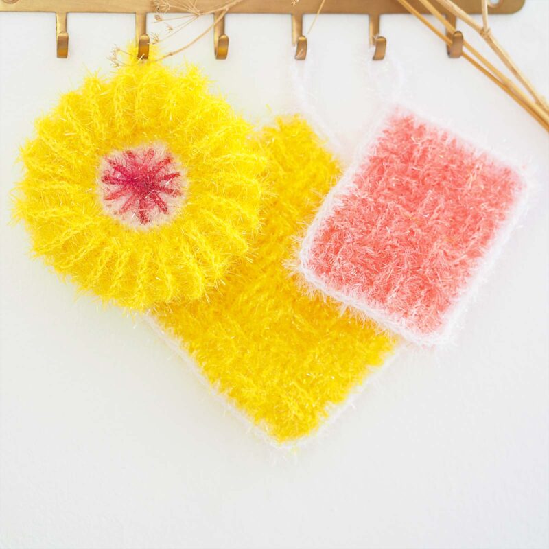 eponge-tawashi-jaune-soleil-rose-creative-bubble-ricodesign-laboutiquedemelimelo