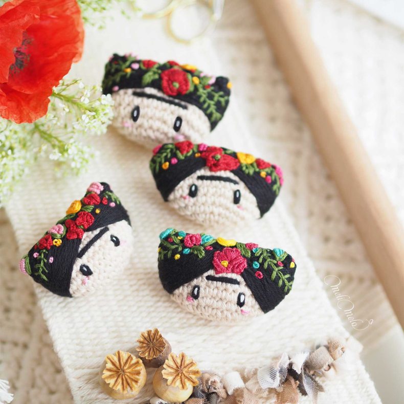 frida-broches-coton-crochet-broderie-fleurs-laboutiquedemelimelo