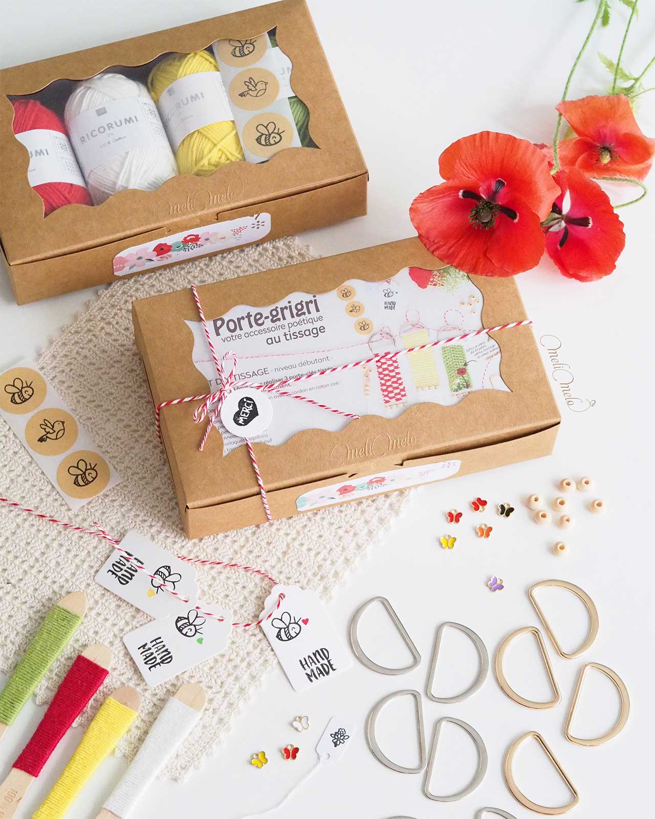 kit-diy-porte-cles-grigri-tissage-coton-les-beaux-jours-laboutiquedemelimelo