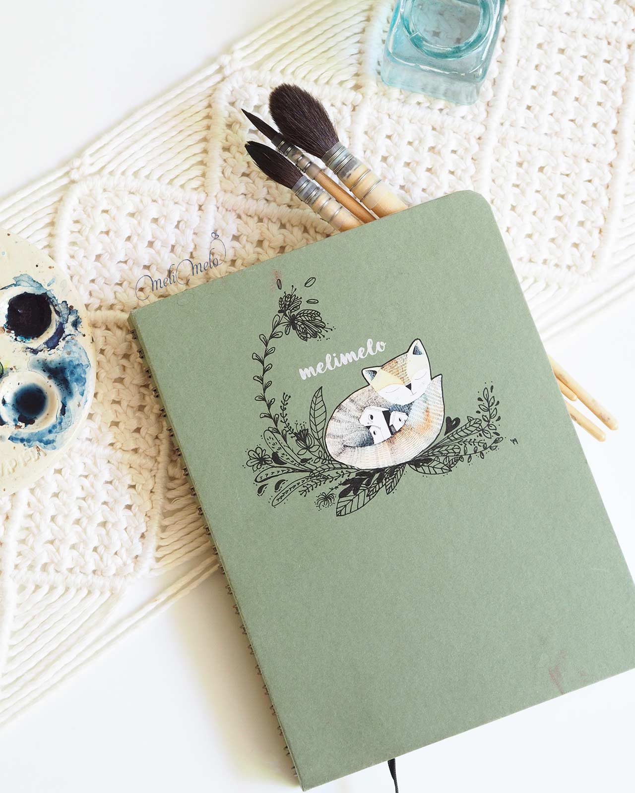 mossery-watercolor-cahier-aquarelle-renard-olalarte-laboutiquedemelimelo
