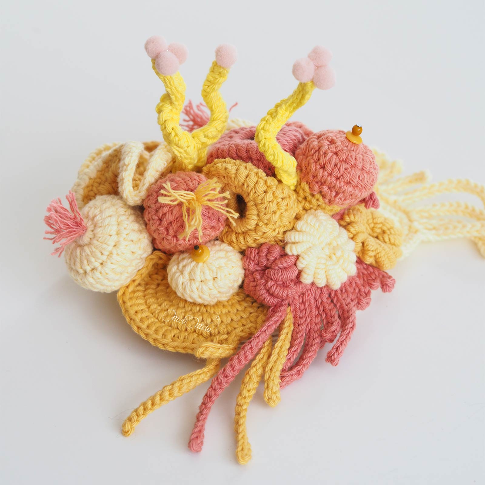 recif-corail-orange-crochet-ocean-laboutiquedemelimelo