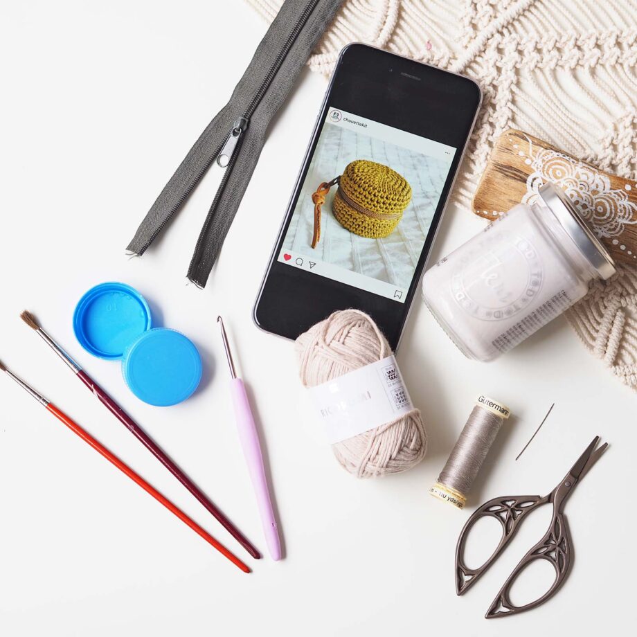 upcycling reuse étui boitier crochet chouettekit Boutique MeliMelo