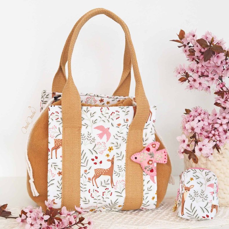 sac-femme-pochette-camel-laine-biche-couture-oiseau-rose-broderie-laboutiquedemelimelo