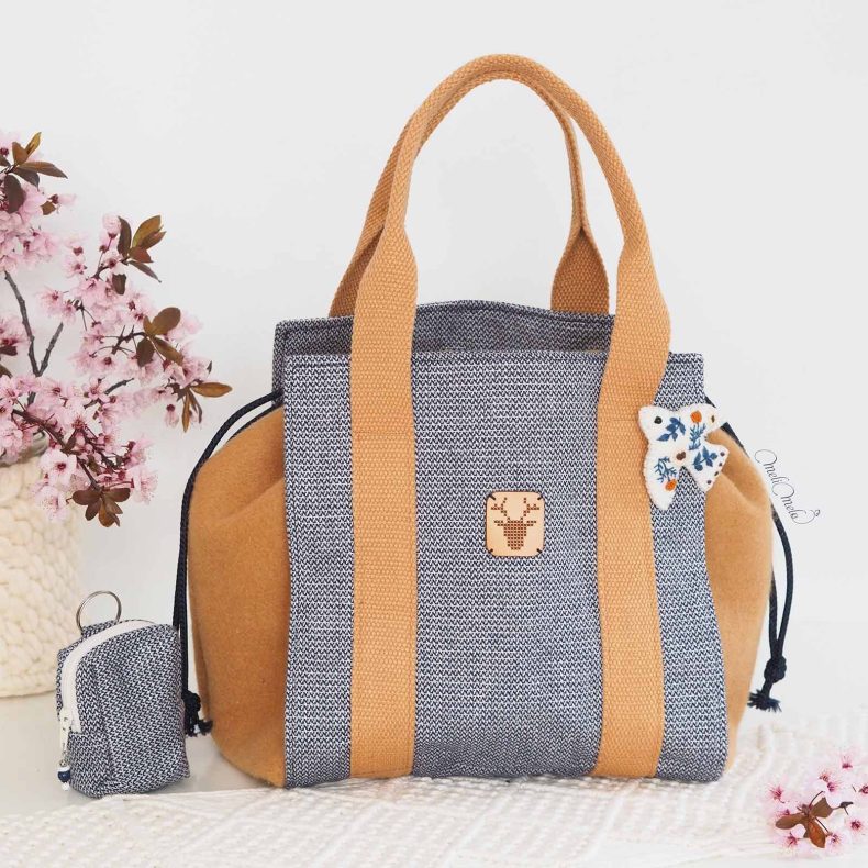 sac-femme-pochette-laine-camel-tissu-coton-serge-bleu-nuit-couture-oiseau-broche-broderie-laboutiquedemelimelo