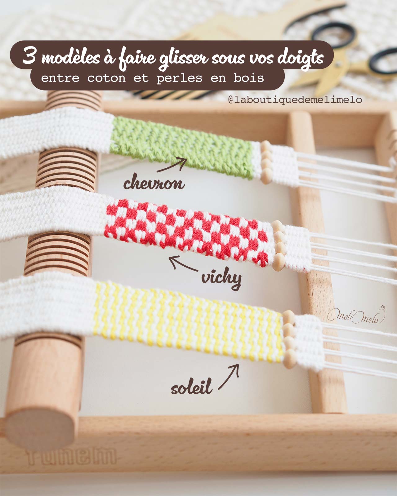 tissage-coton-vichy-chevron-soleil-les-beaux-jours-laboutiquedemelimelo