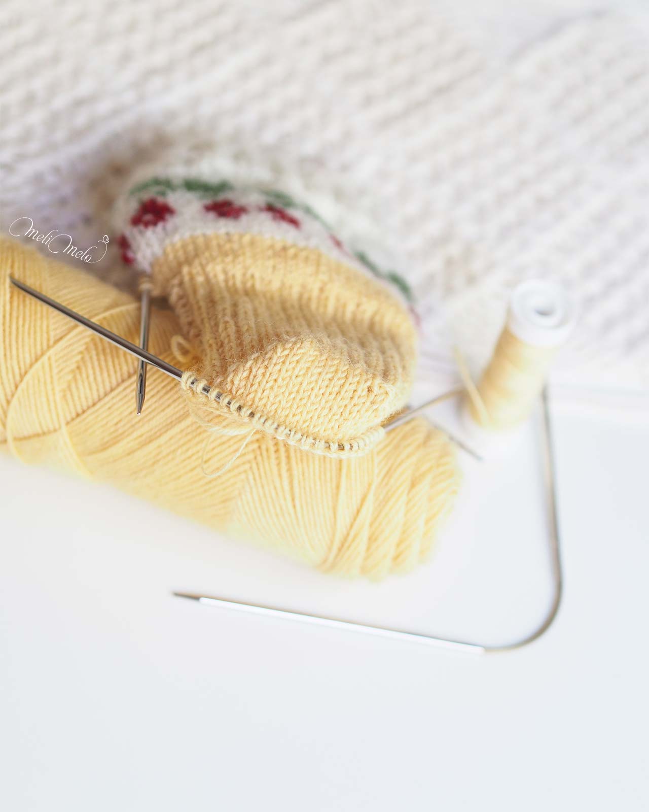 tricot-chaussette-talon-forme-laine-jawoll-lang-yarns-laboutiquedemelimelo