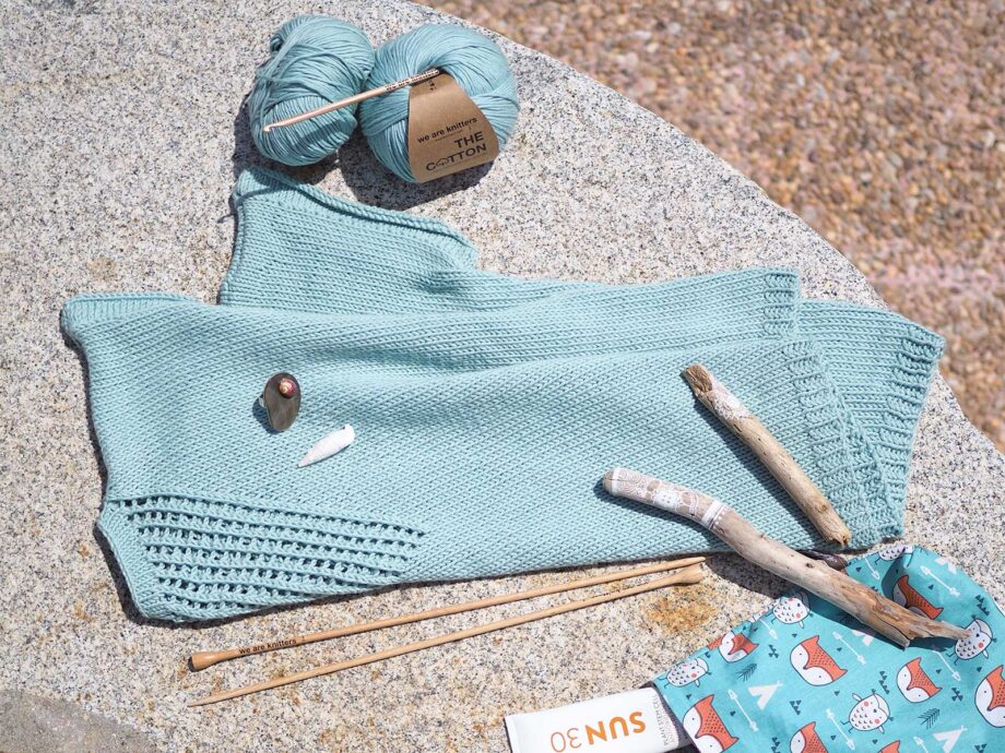 tricot summer knit we are knitters blanca julep tee Boutique MeliMelo