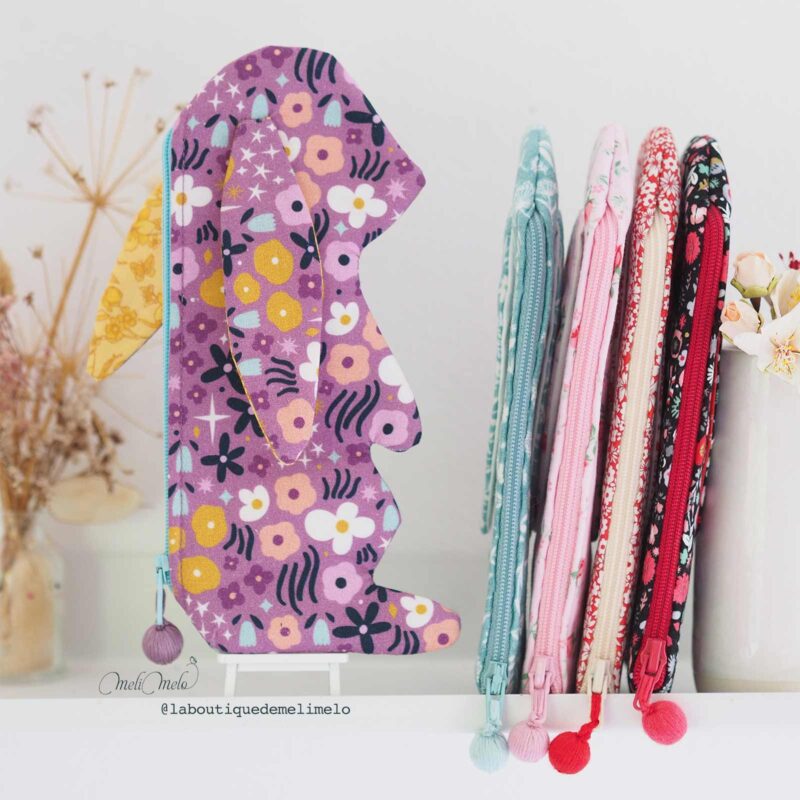 trousse-accessoire-lapin-fleur-lilas-turquoise-moutarde-couture-coton-fourre-tout-laboutiquedemelimelo