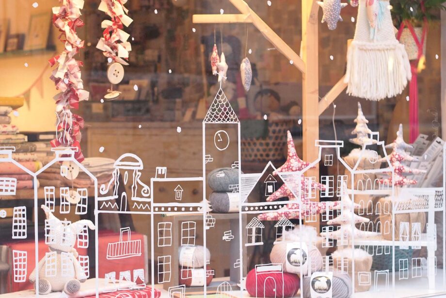 vitrine fêtes Noël Reyes Magos Mimarinita Valladolid