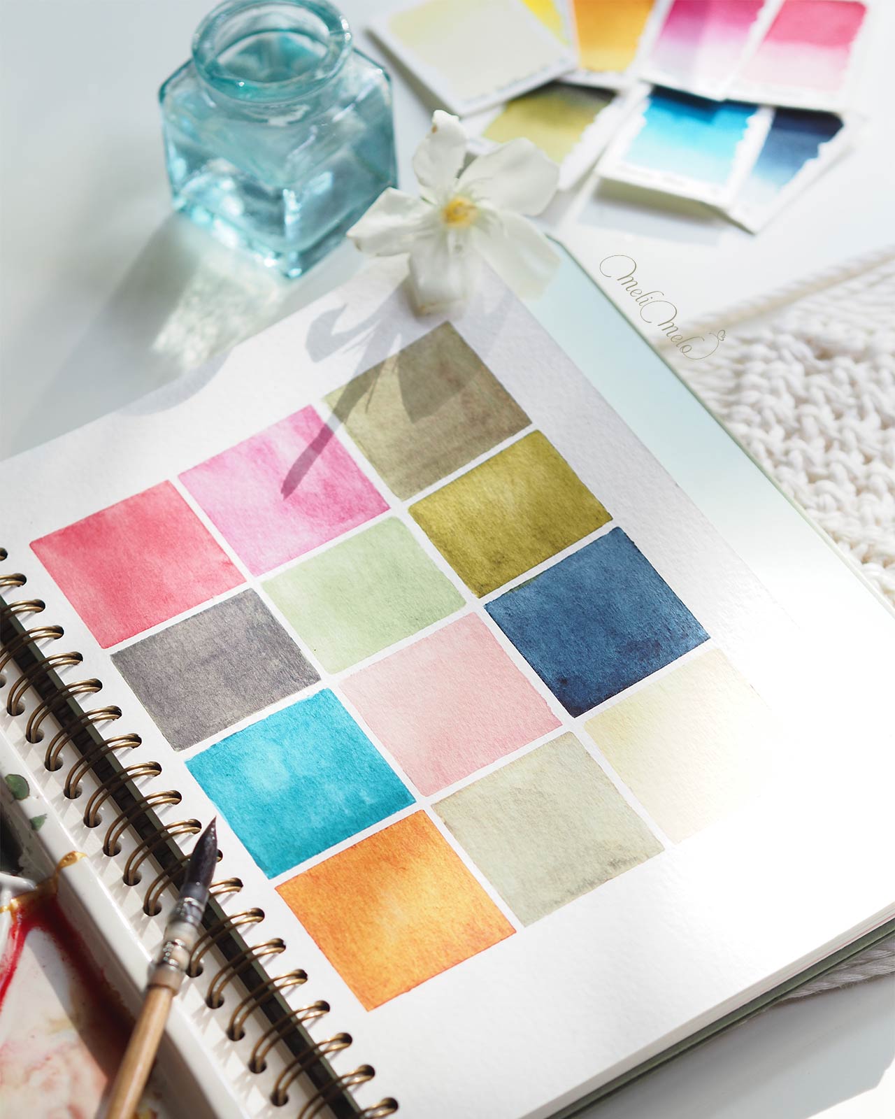 watercolor-holbein-mix-aquarelle-melange-palette-laboutiquedemelimelo